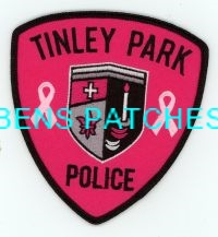 ILLINOIS,TINLEY PARK POLICE BREAST CANCER AWARENESS 1